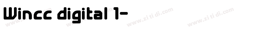 Wincc digital 1字体转换